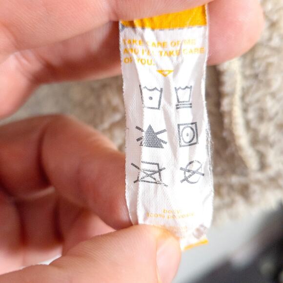 Lucy Faux Shearling Vest Gray Asymmetrical Open Front Size XL Minimalist - Picture 10 of 10